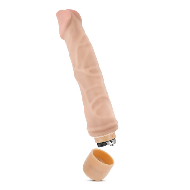 Dr. Skin Cock Vibe 6 - 8.5 Cock - Flesh 21.6 cm Vibrating Dong-BL-11313