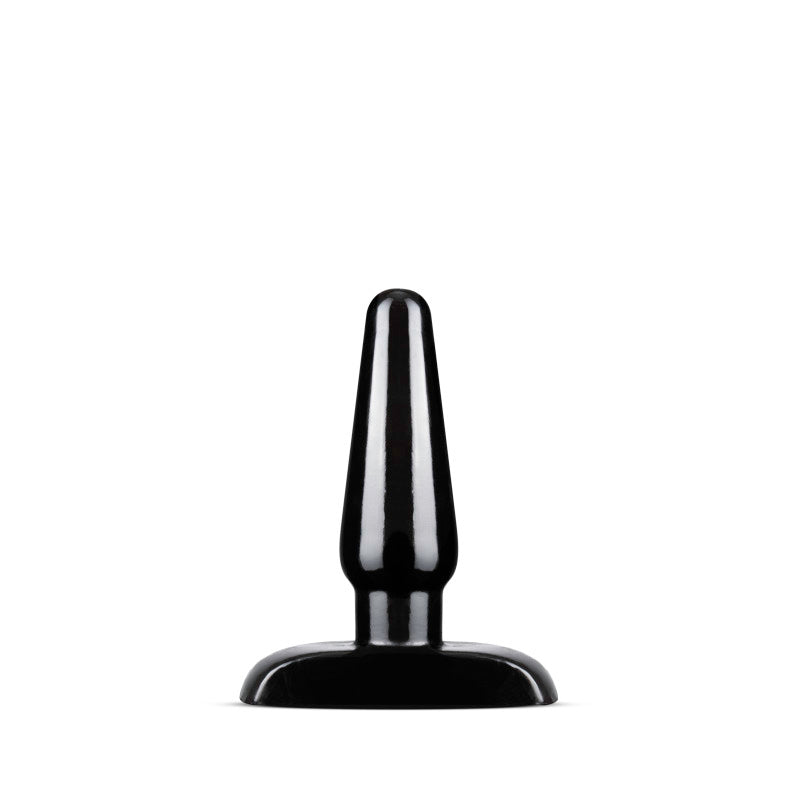 Anal Adventures Basic Anal Plug - Small - Black 10.8 cm Butt Plug-BL-18615