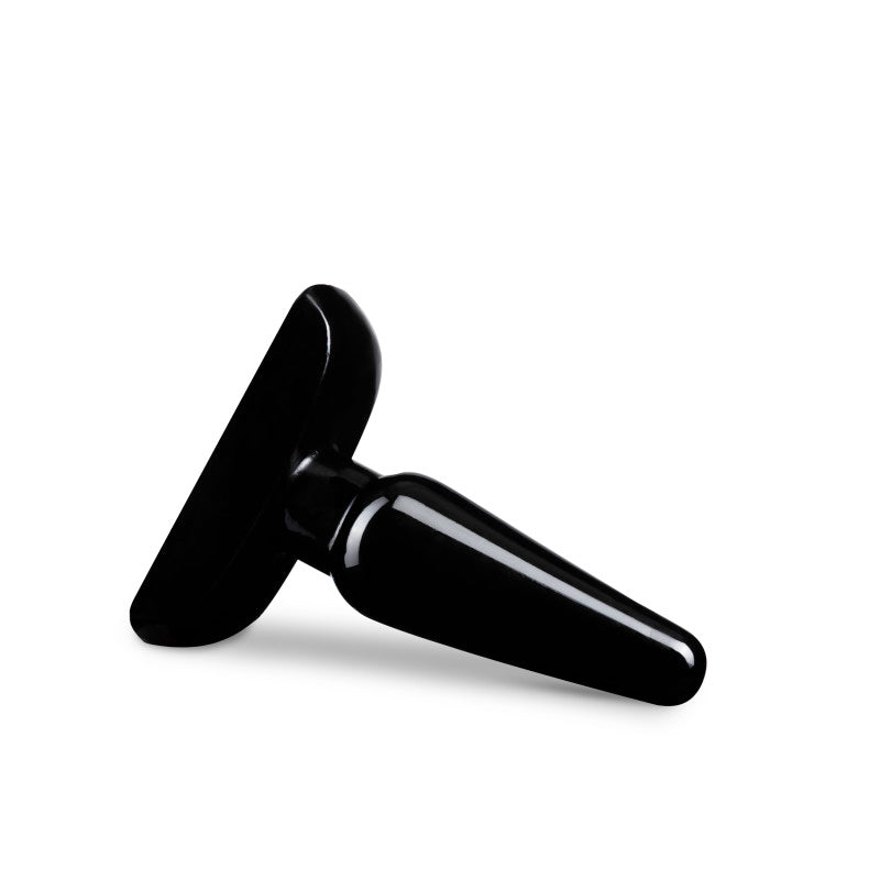 Anal Adventures Basic Anal Plug - Small - Black 10.8 cm Butt Plug-BL-18615
