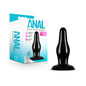 Anal Adventures Pleasure Plug - Black 10.8 cm (4.25) Butt Plug - BL-18815