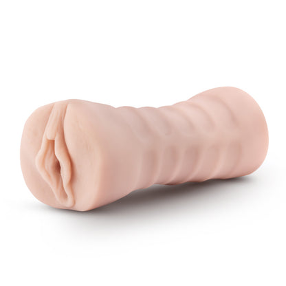 M for Men Ashley - Flesh Vibrating Vagina Stroker-BL-73503