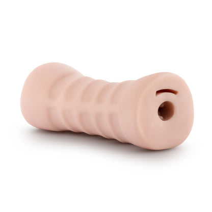 M for Men Ashley - Flesh Vibrating Vagina Stroker-BL-73503
