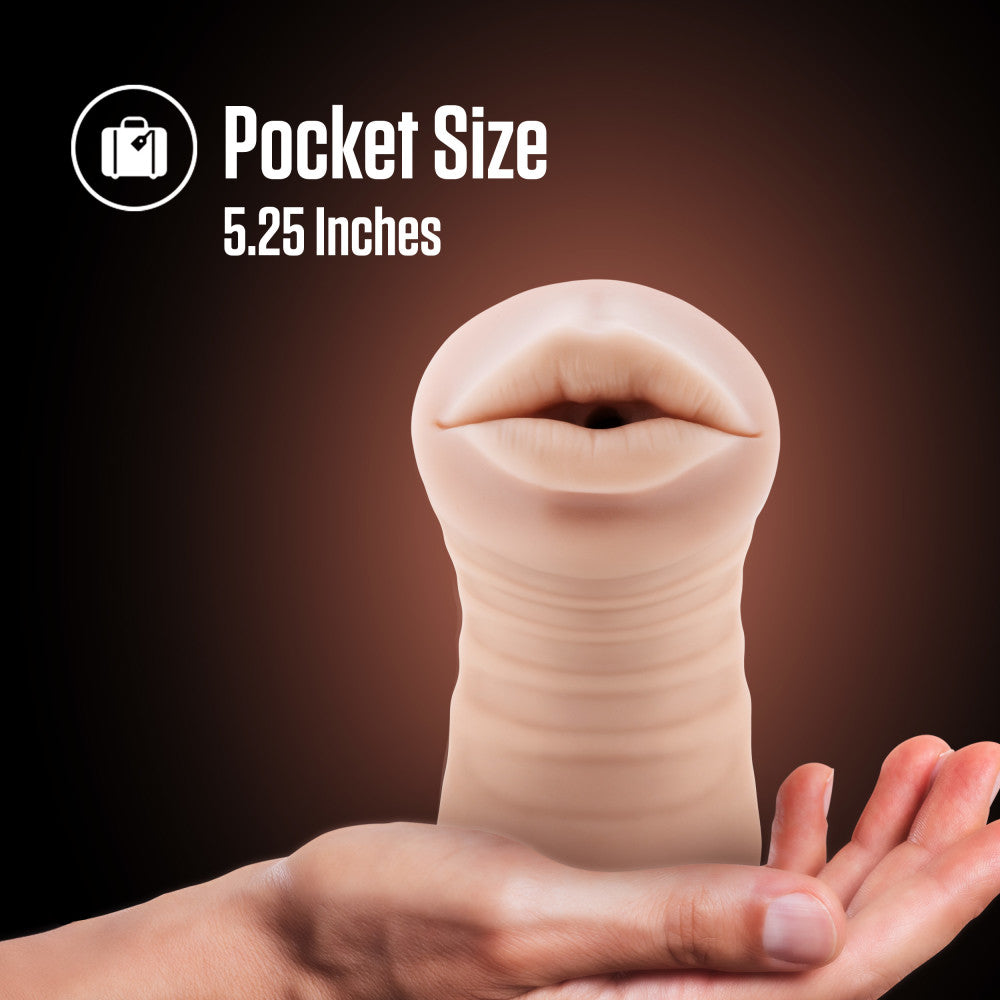 EnLust - Nicole - Flesh Vibrating Oral Stroker - BL-73543
