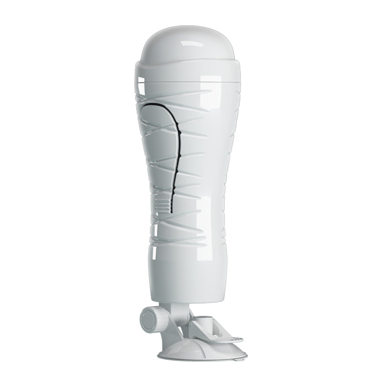 CRAZY BULL Flora Stroker - Flesh Squeezable Vagina Stroker with Suction Base-BM-00900T48N