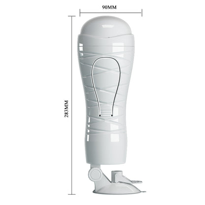 CRAZY BULL Flora Stroker - Flesh Squeezable Vagina Stroker with Suction Base-BM-00900T48N