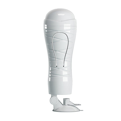 CRAZY BULL FLORA Vibrating Stroker - Flesh USB Rechargeable Vibrating Squeezeable Vagina Stroker with Suction Base-BM-00900T48Z