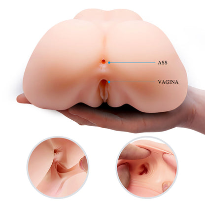CRAZY BULL VERONICA Vibrating Torso - Flesh Vibrating Torso Masturbator-BM-00900T72ZK