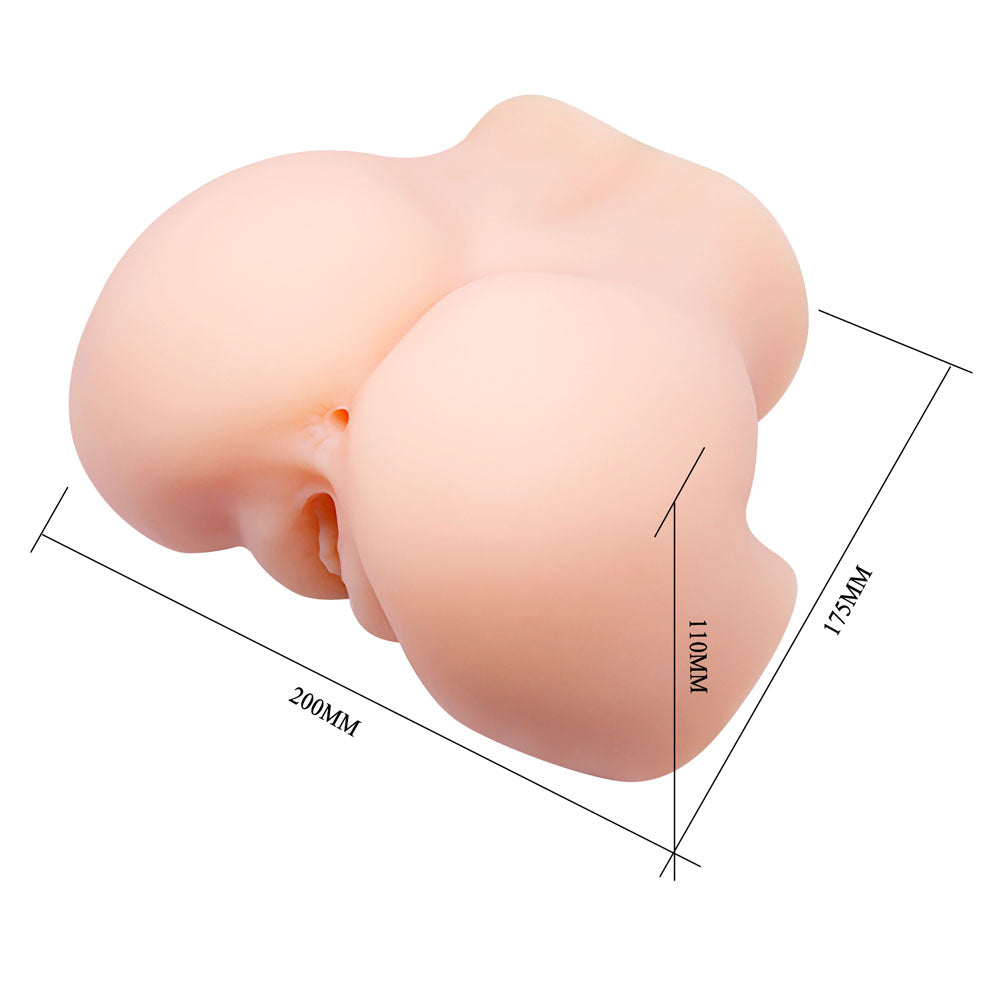 CRAZY BULL VERONICA Vibrating Torso - Flesh Vibrating Torso Masturbator-BM-00900T72ZK