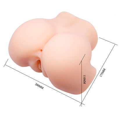 CRAZY BULL VERONICA Vibrating Torso - Flesh Vibrating Torso Masturbator-BM-00900T72ZK