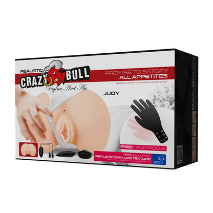 CRAZY BULL JUDY Vibrating Doggy Torso - Flesh Vibrating Doggy-Style Masturbator-BM-009095Z-1