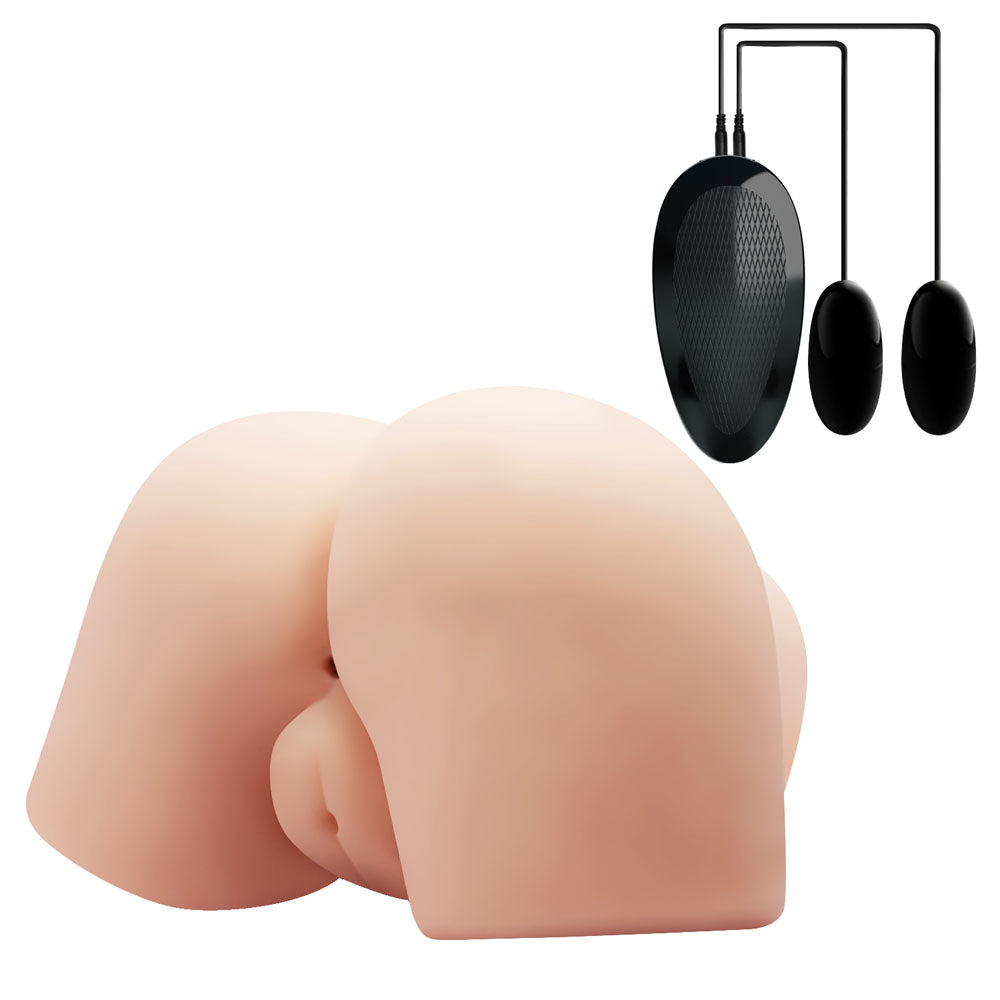 CRAZY BULL Vibrating Doggy Torso - Flesh Vibrating Doggy Style Torso Masturbator-BM-009175Z-1