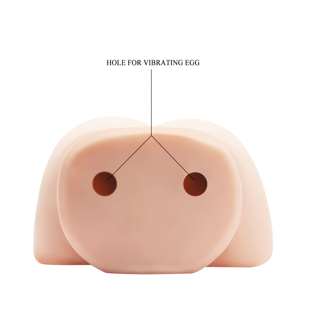 CRAZY BULL Vibrating Doggy Torso - Flesh Vibrating Doggy Style Torso Masturbator-BM-009175Z-1
