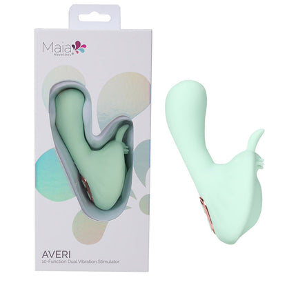 Maia AVERI - Green - Green USB Rechargeable Vibrator-BO-25-02-GREEN