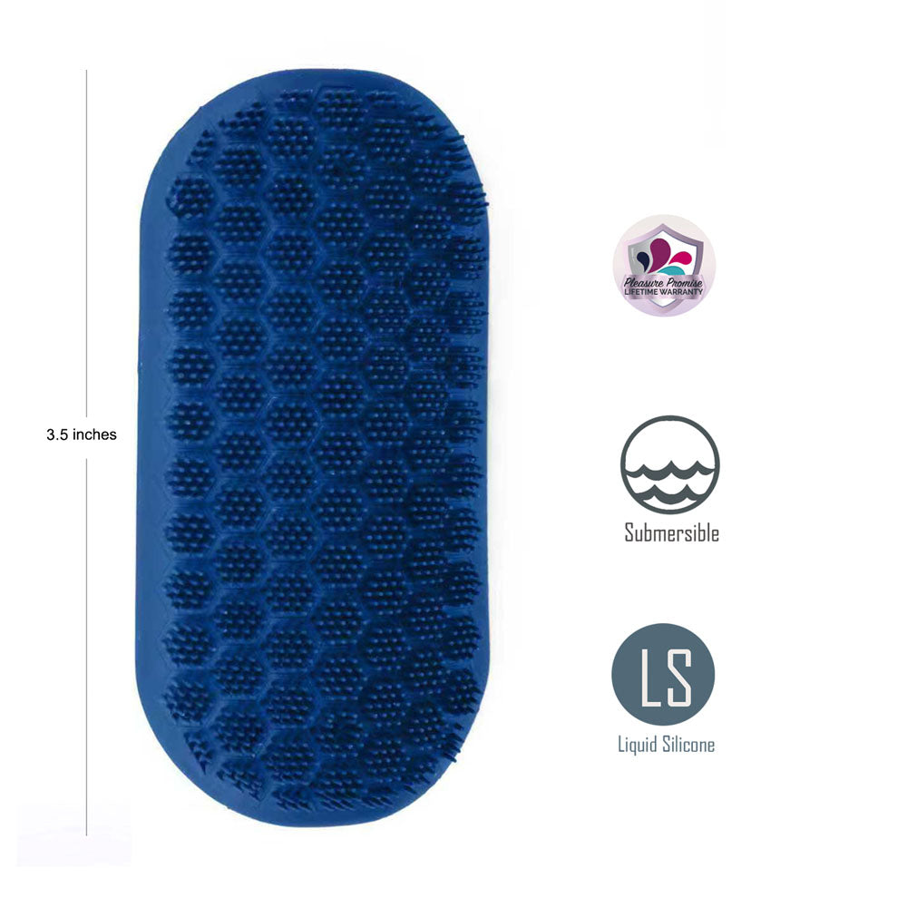 Maia MADDOX - Blue Textured Stroker Sleeve-BO-25-13-BLUE