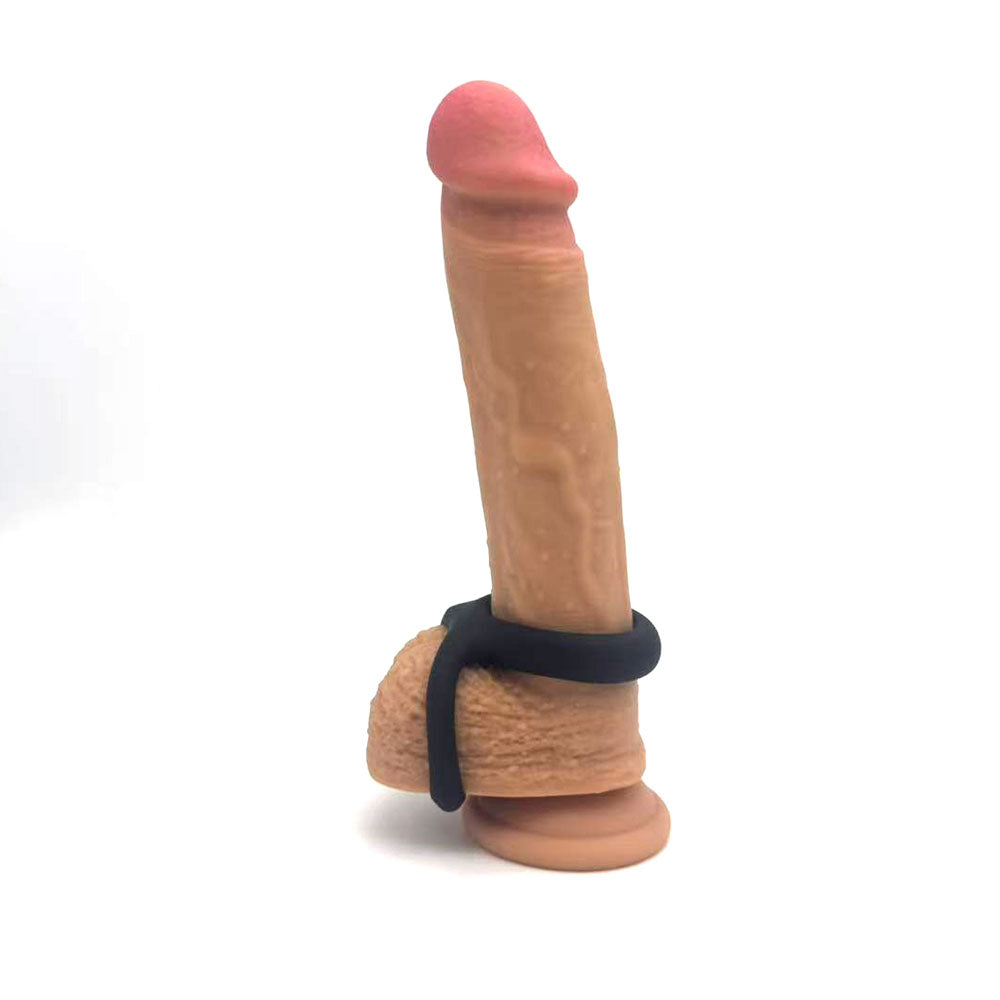 Maia GAVIN - Black Cock & Balls Ring-BO-25-14-BLACK