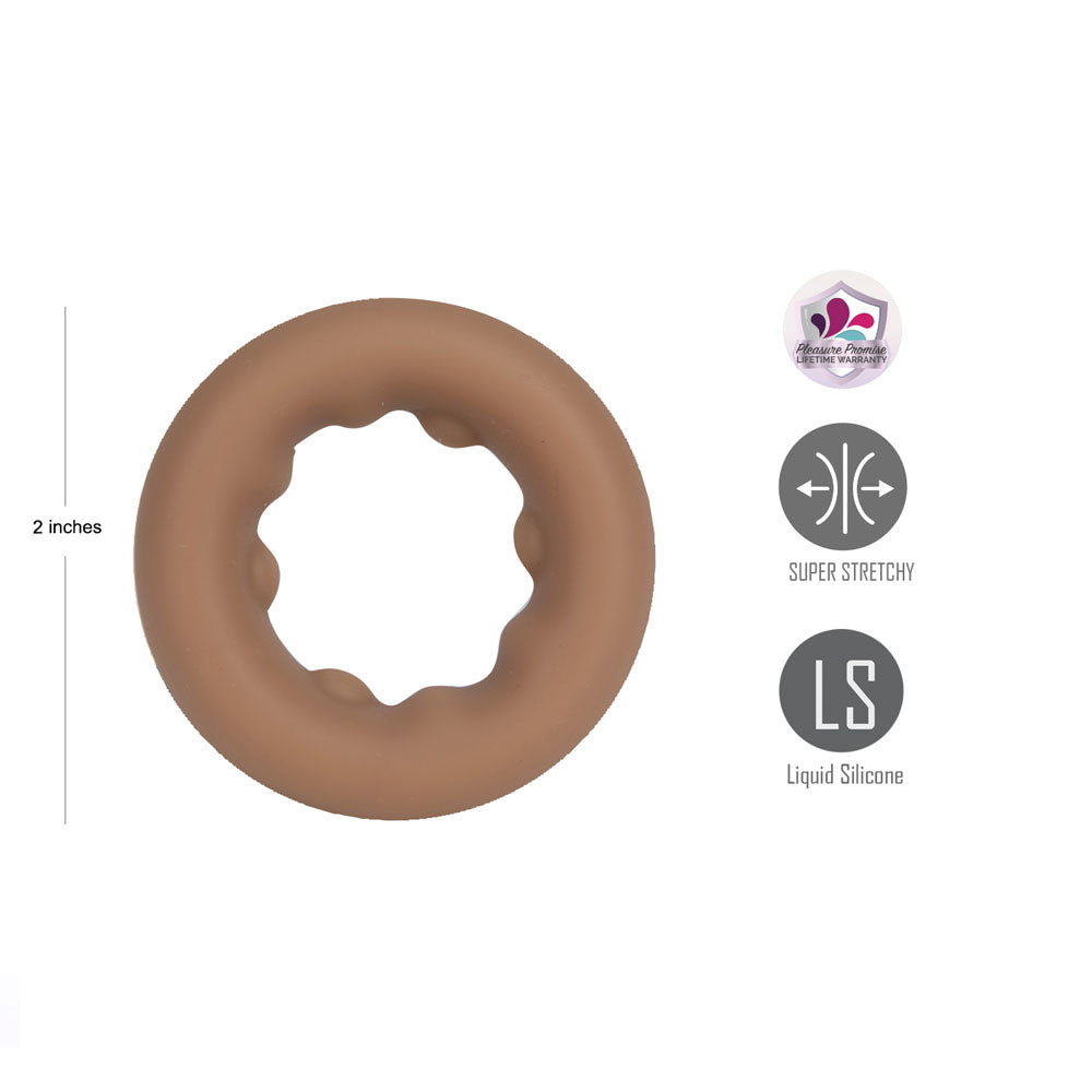 Maia GUNNER - Caramel - Tan Brown Cock Ring-BO-25-15-CAR