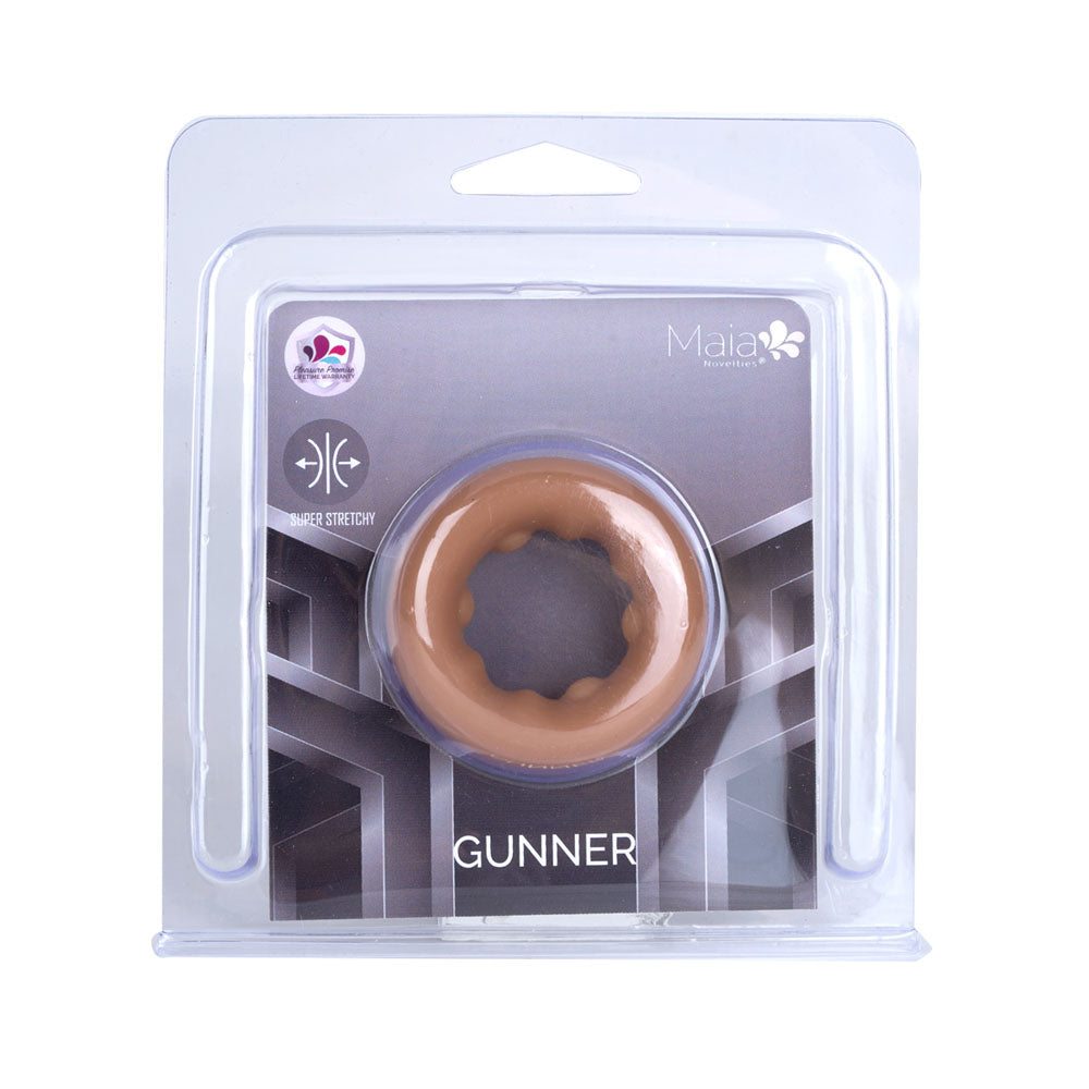 Maia GUNNER - Caramel - Tan Brown Cock Ring-BO-25-15-CAR