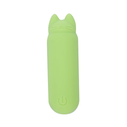 Maia ALLIE - Green 7.6 cm USB Rechargeable Vibrating Bullet - BO-25-28