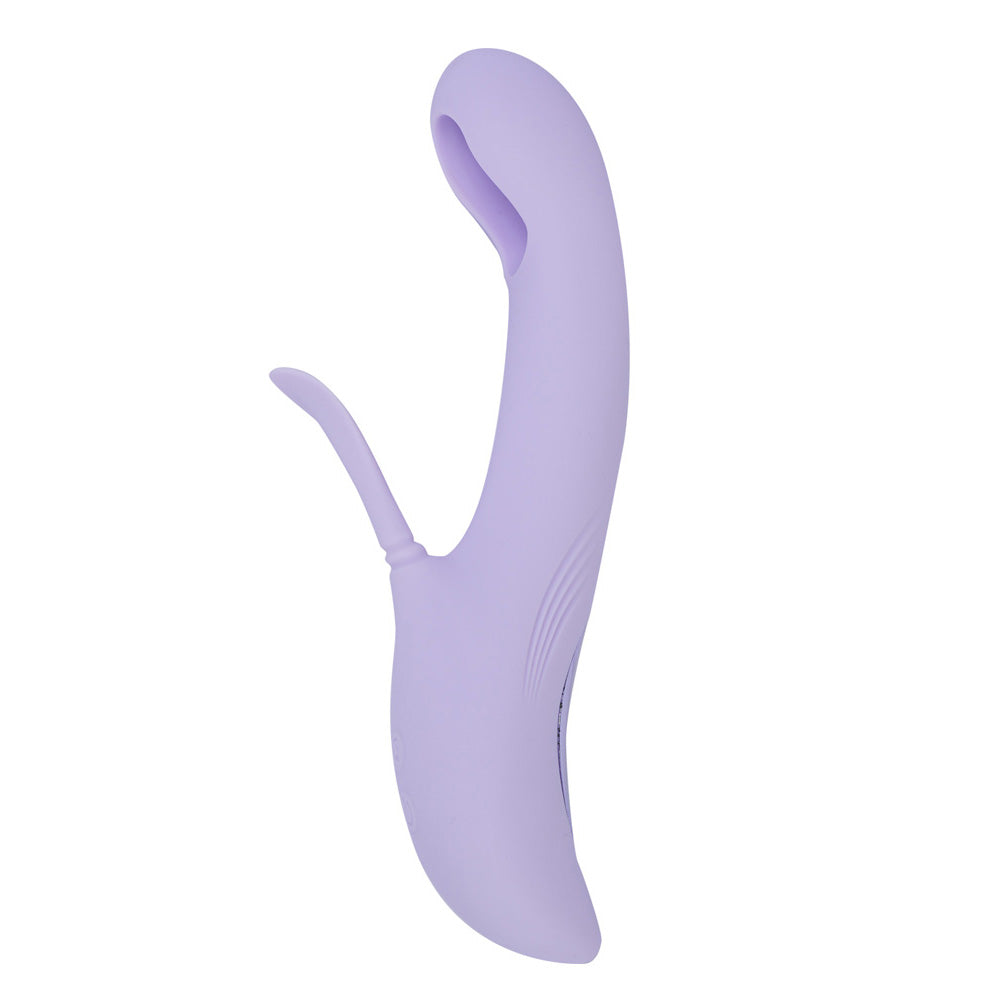 Maia CHARLI - Lavender 22.9 cm USB Rechargeable Flapping & Tapping Rabbit Vibrator - BO-25-30-LAV