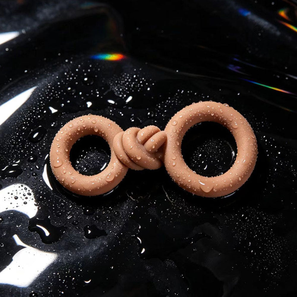 Maia COOPER - Caramel - Caramel Cock & Balls Rings - BO-26-03-CAR