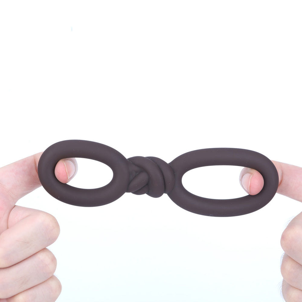Maia COOPER - Chocolate - Chocolate Brown Cock & Balls Rings - BO-26-03-CHOC