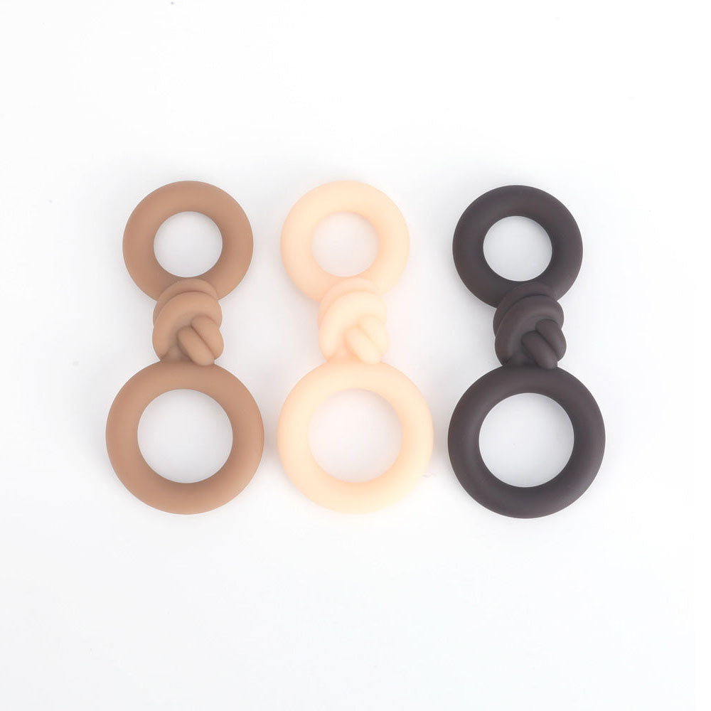 Maia COOPER - Chocolate - Chocolate Brown Cock & Balls Rings - BO-26-03-CHOC