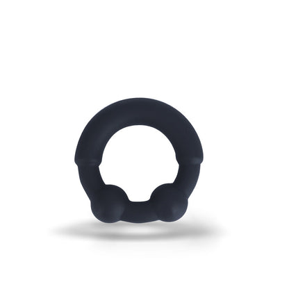 Maia AXEL - Black Beaded Cock Ring - BO-26-04