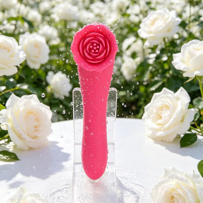 Maia ROZA - Pink 18.4 cm USB Rechargeable Dual Ended Vibrator - BO-26-06