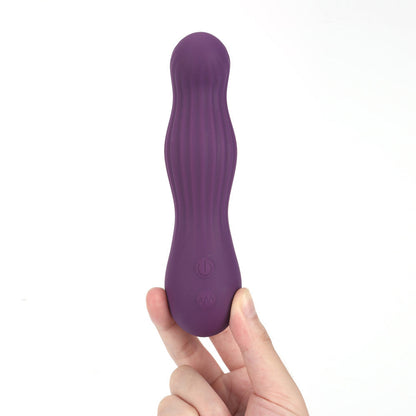 Maia MESA - Purple 15.2 cm USB Rechargeable Vibrator - BO-26-10