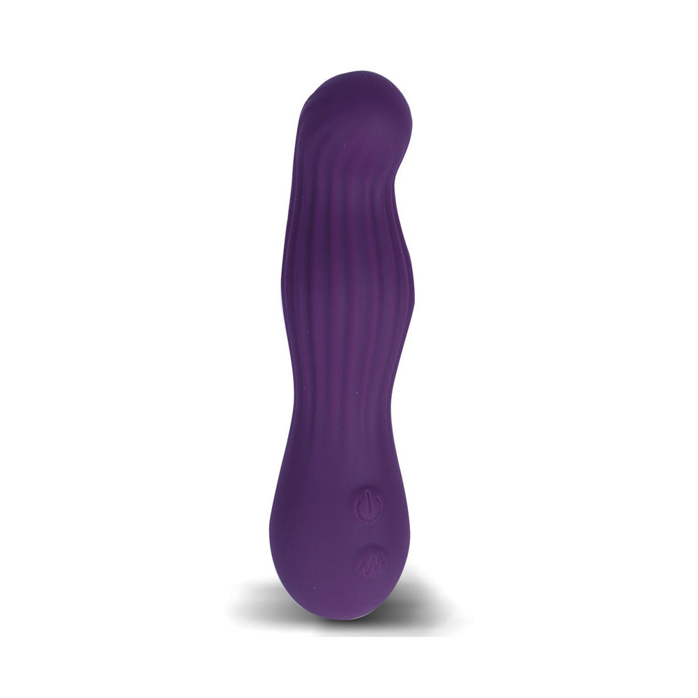 Maia MESA - Purple 15.2 cm USB Rechargeable Vibrator - BO-26-10