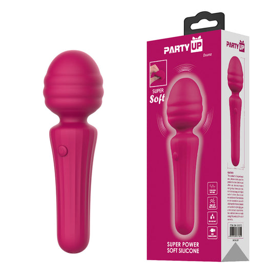 Party Up DUUNA - Pink - Pink 16.9 cm USB Rechargeable Massage Wand-BP-W00003