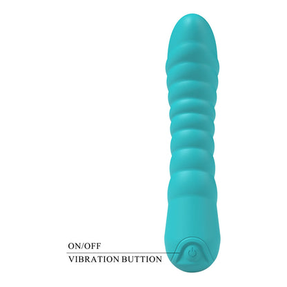 Party Up JAYLEI - Teal - Teal 14.6 cm USB Rechargeable Vibrator-BP-W00005-1