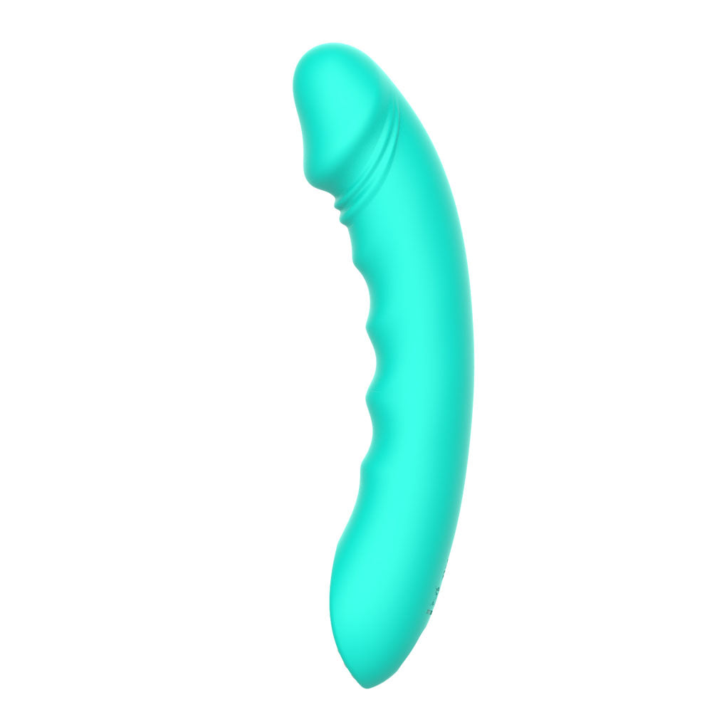 Party Up NIKI - Teal - Teal 15.4 cm USB Rechargeable Vibrator-BP-W00007