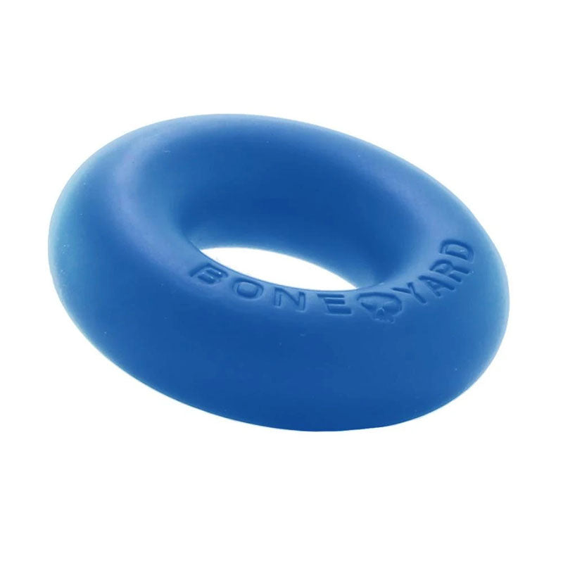 Boneyard Ultimate Silicone Cock Ring Blue - Blue 50mm Cock Ring-BY0452