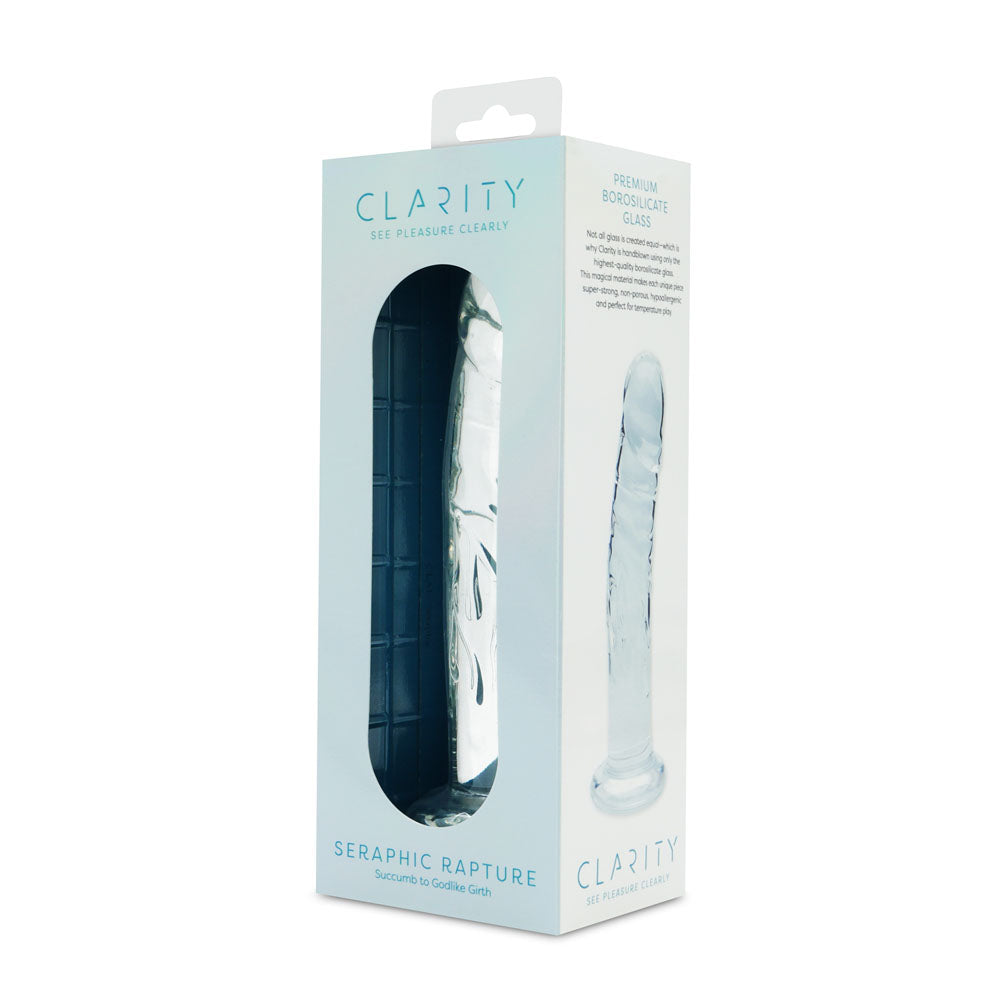 Clarity - Seraphic Rapture - Clear 17.8 cm Glass Dildo-CLA-16