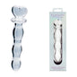 Clarity - Heras Cascade - Clear 15 cm Glass Dildo-CLA-22