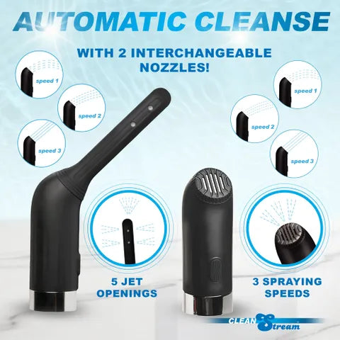 CleanStream Automatic Enema Set - USB Rechargeable Douche - 350 ml Capacity