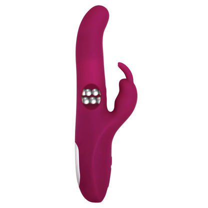 Adam & Eve Eves Twirling Rabbit Thruster - Purple 24.1 cm USB Rechargeable Thrusting Rabbit Vibrator-E079 6800