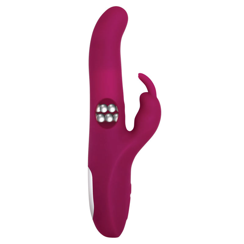 Adam & Eve Eves Twirling Rabbit Thruster - Purple 24.1 cm USB Rechargeable Thrusting Rabbit Vibrator-E079 6800
