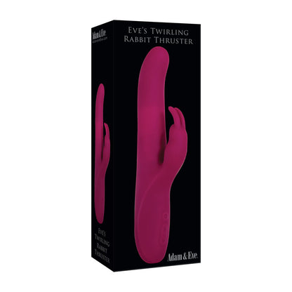 Adam & Eve Eves Twirling Rabbit Thruster - Purple 24.1 cm USB Rechargeable Thrusting Rabbit Vibrator-E079 6800