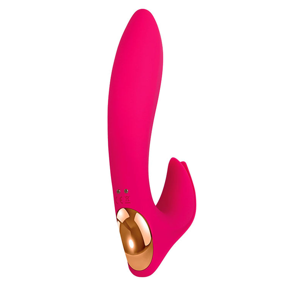 Adam & Eve EVES BLISS VIBRATOR - Pink 17.8 cm USB Rechargeable Rabbit Vibrator-E658 6200