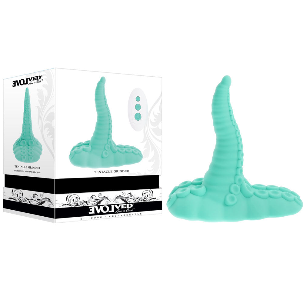 Evolved TENTACLE GRINDER - Green USB Rechargeable Fantasy Grinder Pad with Wireless Remote-EN-RS-4523-2