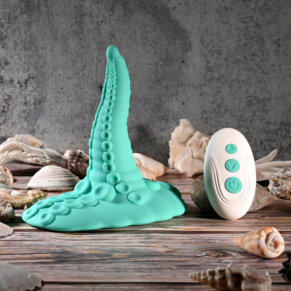 Evolved TENTACLE GRINDER - Green USB Rechargeable Fantasy Grinder Pad with Wireless Remote-EN-RS-4523-2