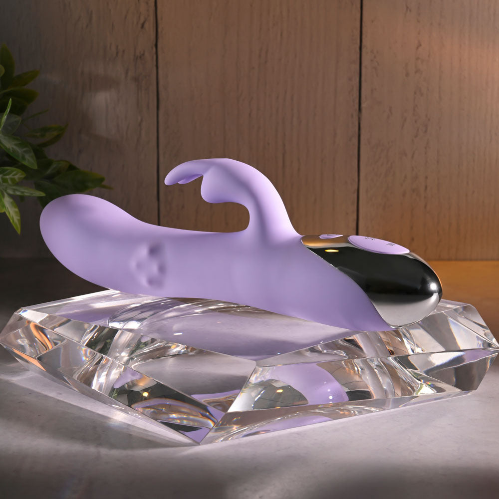 Evolved SPINDERELLA - Purple USB Rechargeable Rabbit Vibrator - EN-RS-6534-2