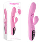 Evolved PUSH THE BUTTON - Pink 23.5 cm USB Rechargeable Rabbit Vibrator with G-Spot Bud - EN-RS-7159-2