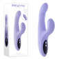 Evolved PEP TALK - Purple 23.3 cm USB Rechargeable Thrusting Vibrator with Tapping Clitoral Stimulator - EN-RS-7241-2