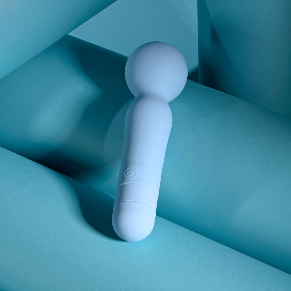 Evolved IRIS - Blue 18.3 cm USB Rechargeable Massage Wand - EN-RS-7265-2