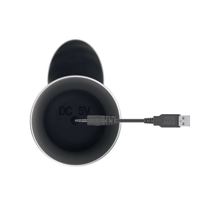 Evolved Skinny G - Black 17.8 cm USB Rechargeable Vibrator-EN-RS-8683-2