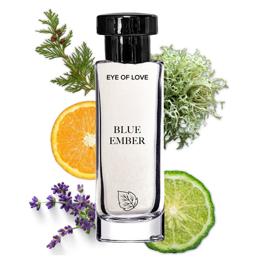 Eye Of Love Love In Bloom Blue Ember Pheromone Cologne - 30ml - Citrus & Cedar Scented Pheromone Cologne for Men to attract Women - 30 ml Spray-EOL-P-72X