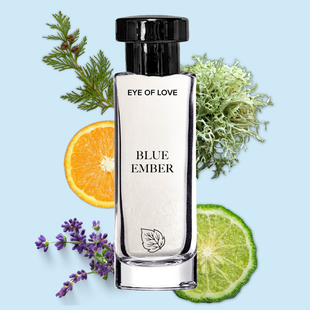 Eye Of Love Love In Bloom Blue Ember Pheromone Cologne - 30ml - Citrus & Cedar Scented Pheromone Cologne for Men to attract Women - 30 ml Spray-EOL-P-72X
